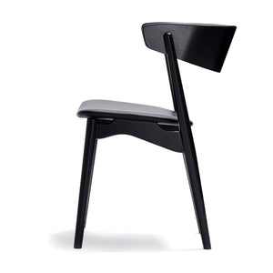 Sibast No 7 Dining Chair | Anthracite Dune Leather Seat