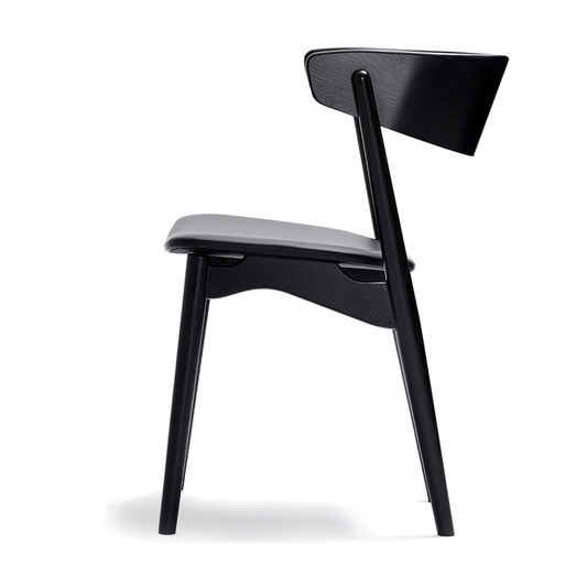 Sibast No 7 Dining Chair | Anthracite Dune Leather Seat