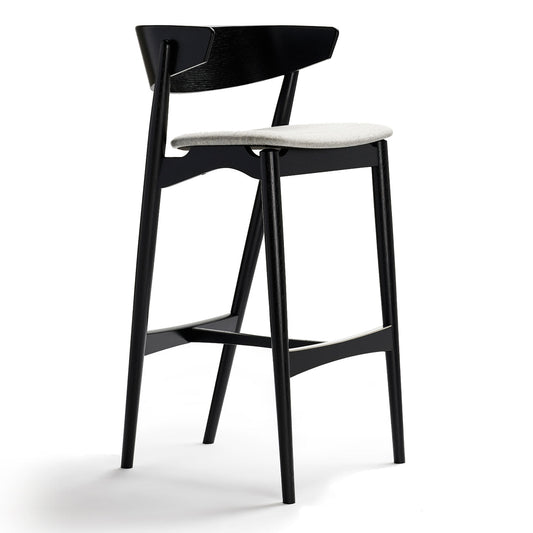 Sibast No 7 Barstool | Light Grey 123 Remix Seat