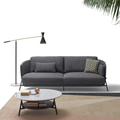 Cradle Sofa | Light Grey Lama 801 Fabric