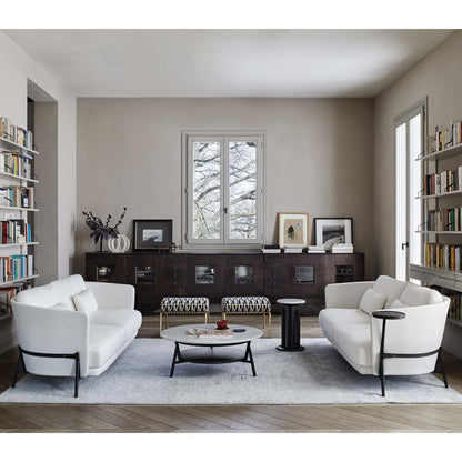 Cradle Sofa | Light Grey Lama 801 Fabric