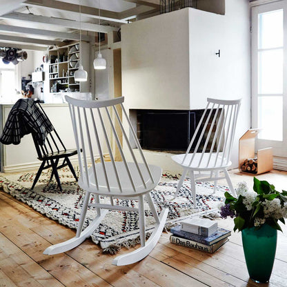 Mademoiselle Rocking Chair | Birch Lacquered White