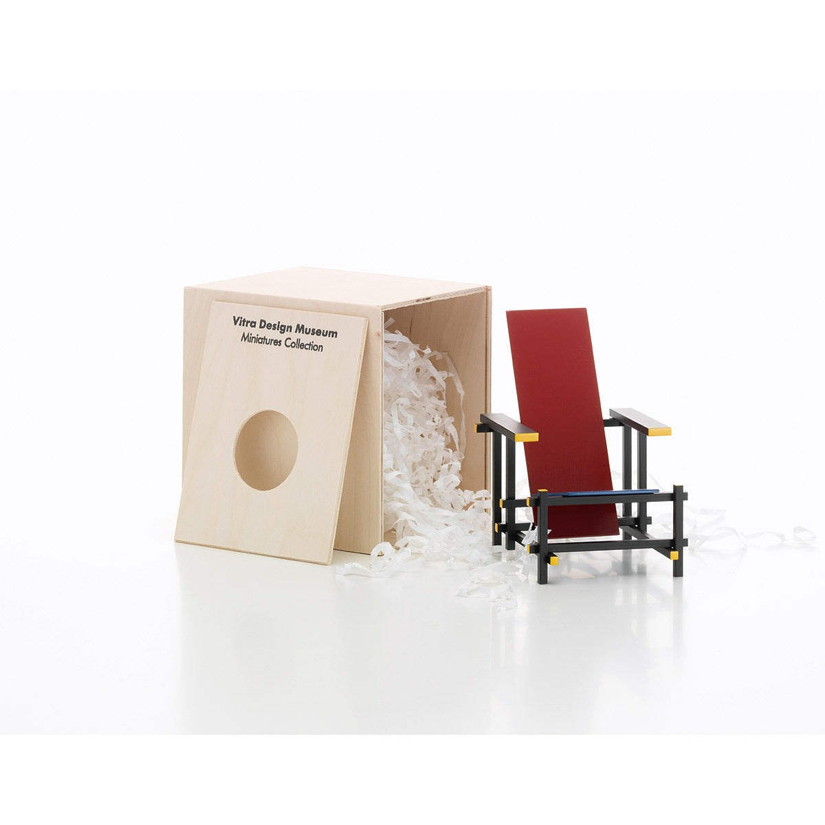 Miniature Red Blue Stool | Miniature Model