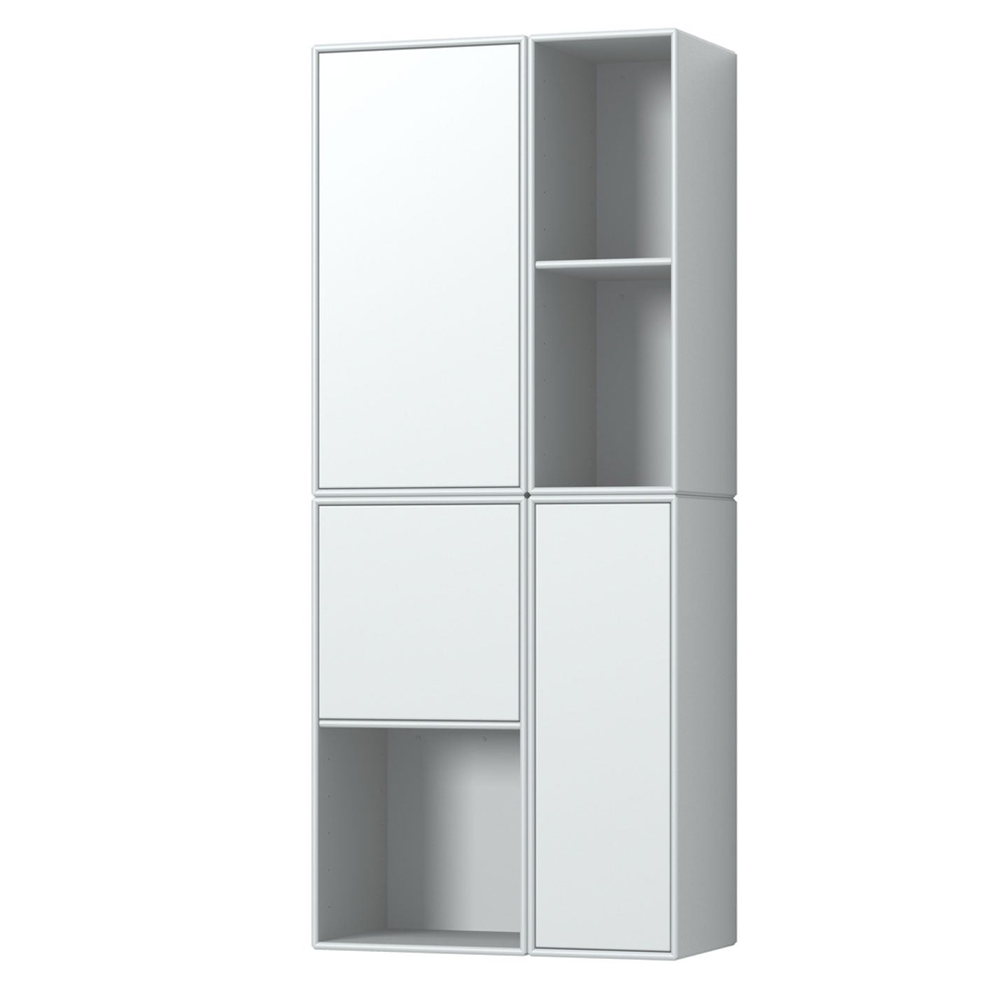 Push Wall Units | Snow White Lacquer