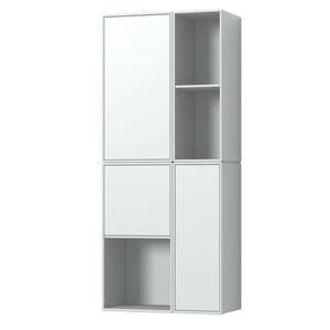 Push Wall Units | Snow White Lacquer
