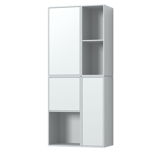 Push Wall Units | Snow White Lacquer