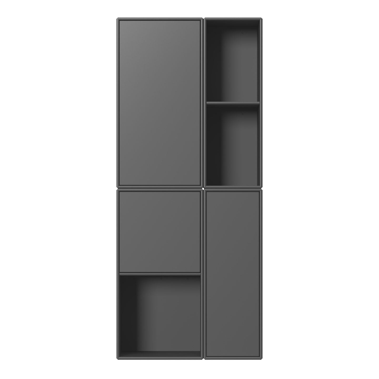 Push Wall Units | Anthracite Grey Lacquer