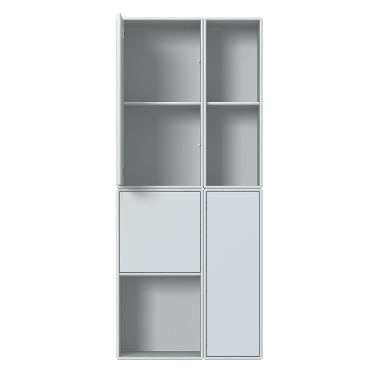 Push Wall Units | Nordic Grey Lacquer