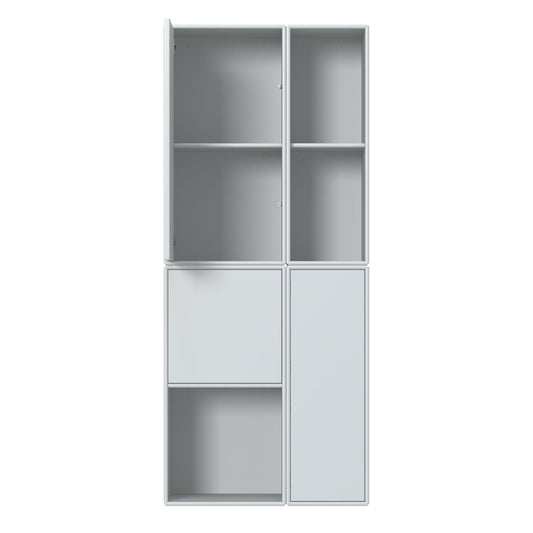 Push Wall Units | Nordic Grey Lacquer