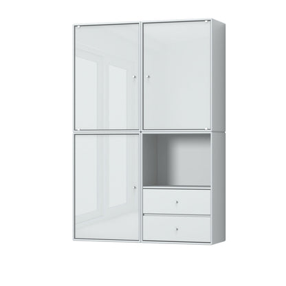 Reflect Wall Unit | Nordic Grey Lacquer
