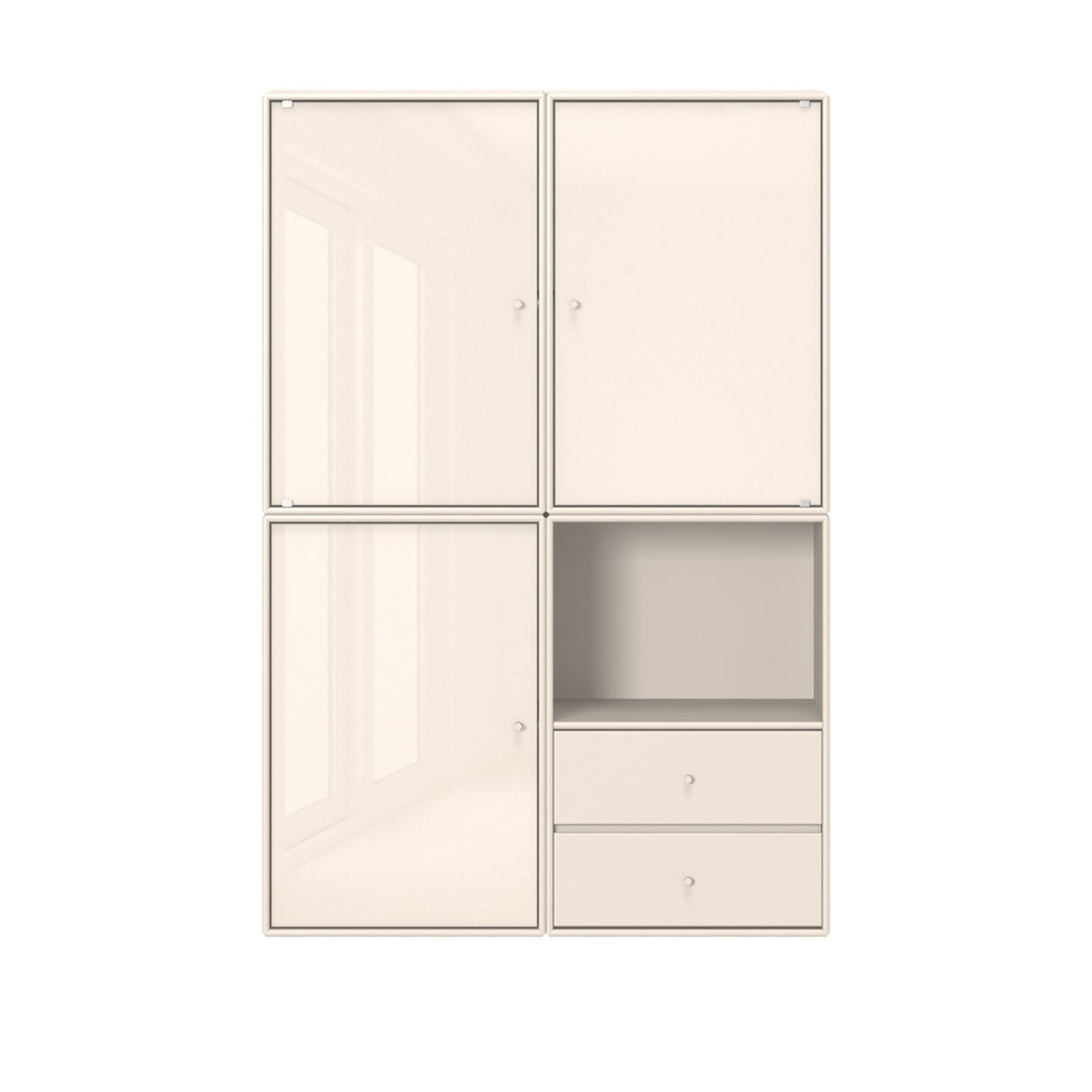 Reflect Wall Unit | Vanilla Lacquer
