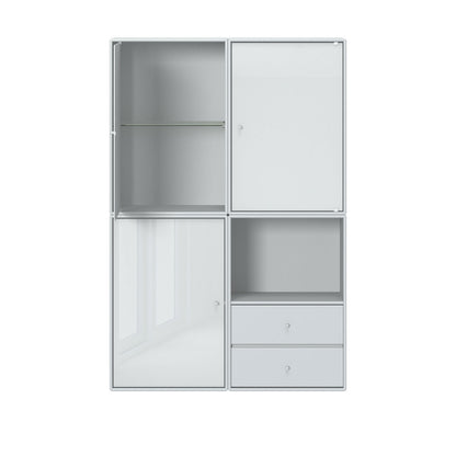 Reflect Wall Unit | Nordic Grey Lacquer