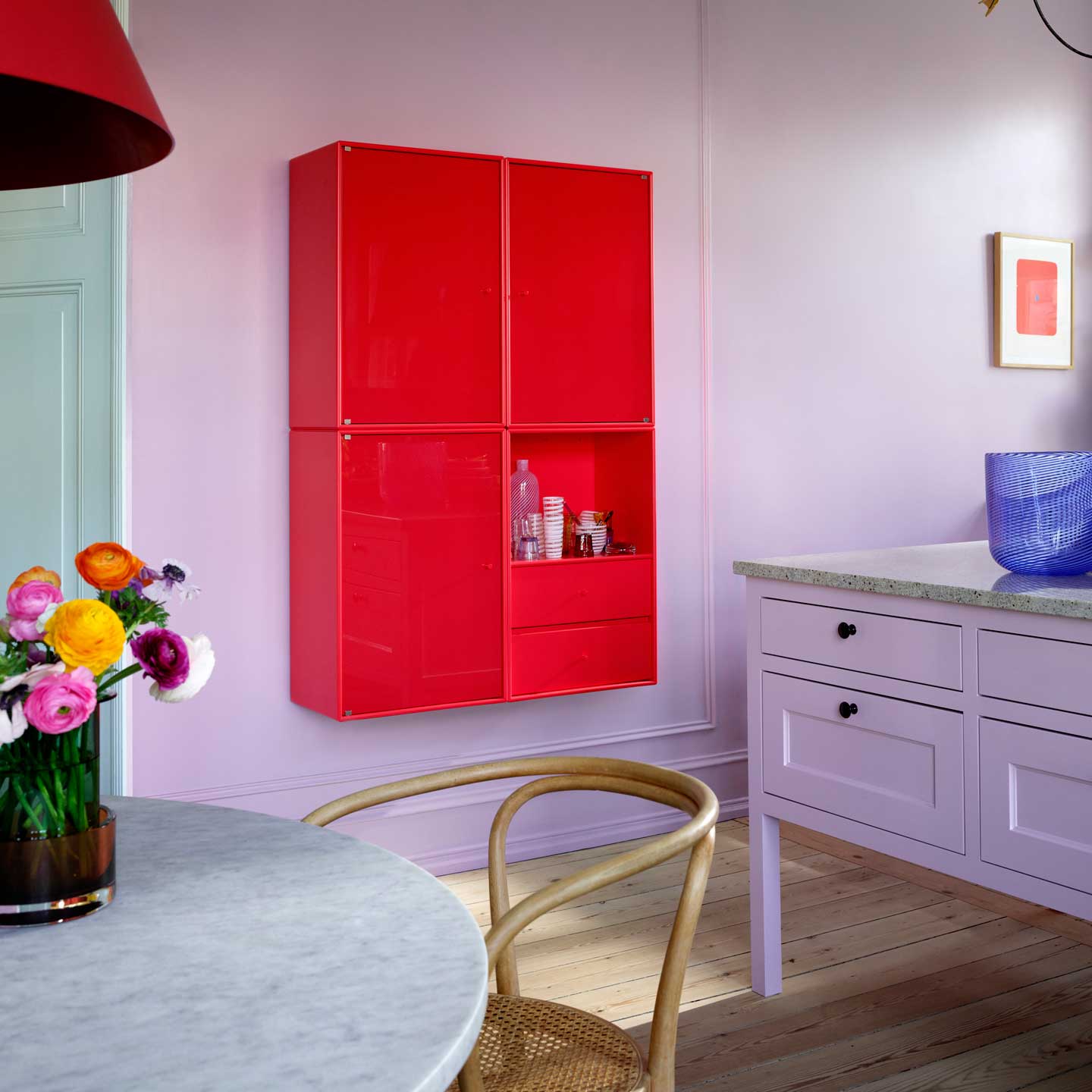 Reflect Wall Unit | Pomelo Lacquer