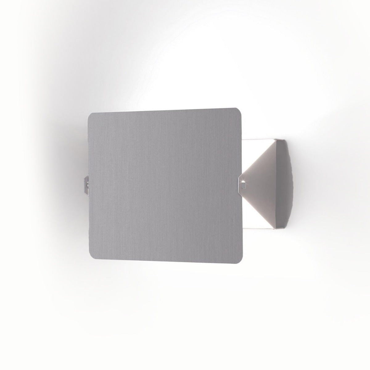 Applique A Volet Pivotant LED | Natural Anodised Aluminium Wing
