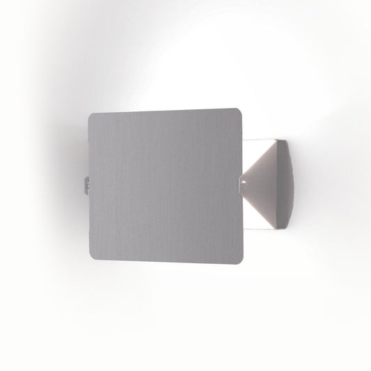 Applique A Volet Pivotant LED | Natural Anodised Aluminium Wing