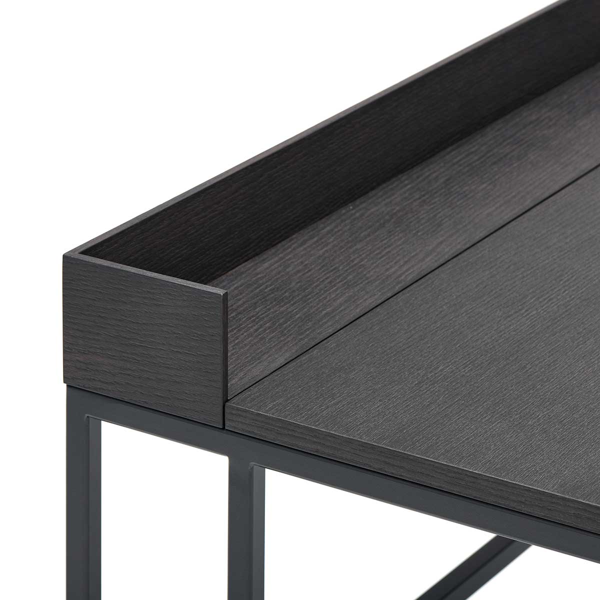 20.Venti Home Light Desk | Bleached Oak X075 Veneer Top