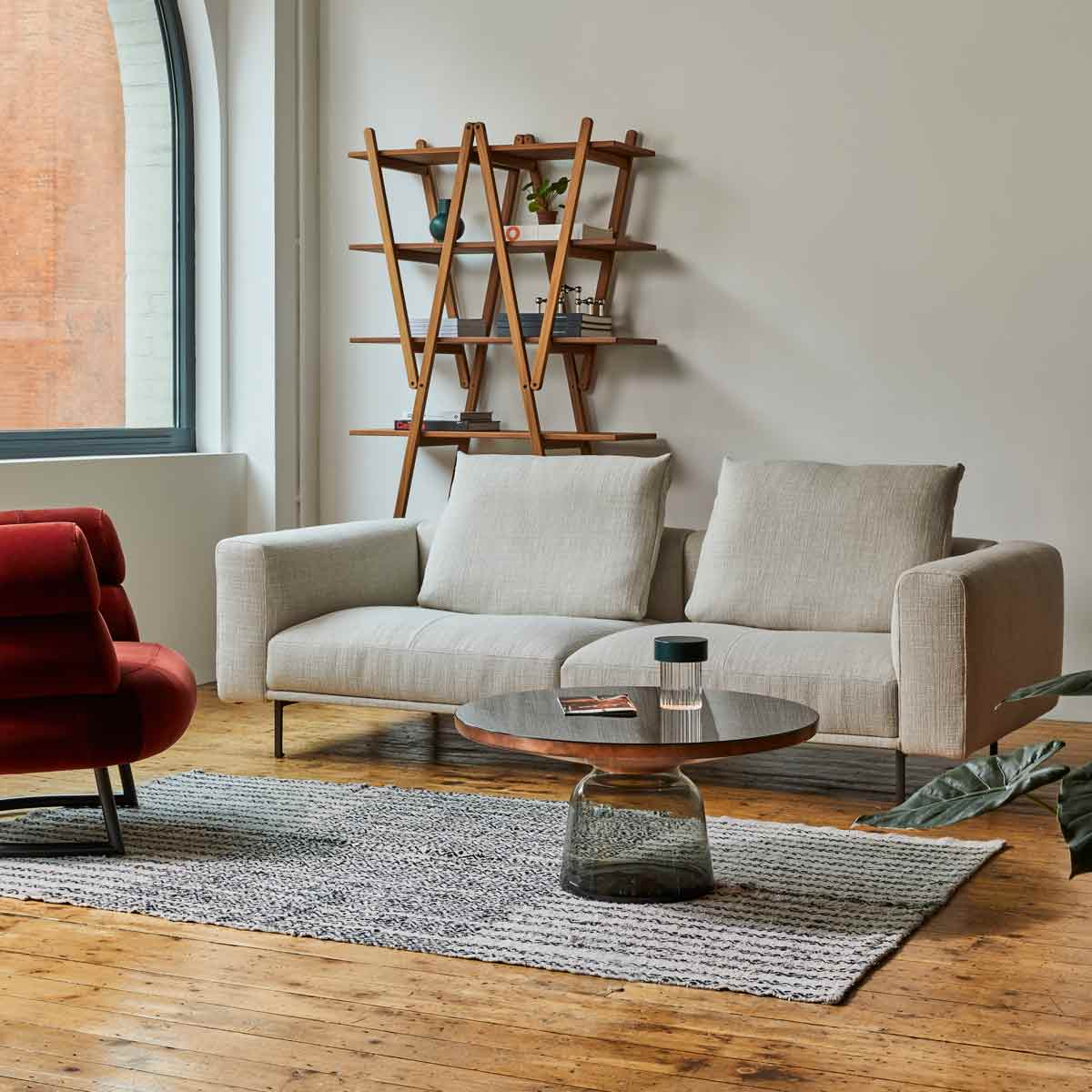 Matic Sofa | Beech 02 Tosca Fabric Upholstery