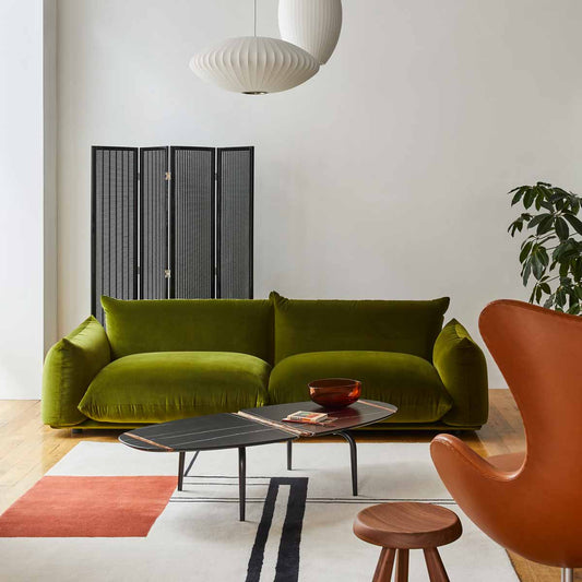 Marenco 2018 Sofa 2 Seat Large | Moss Green Mistral 1401 Velvet
