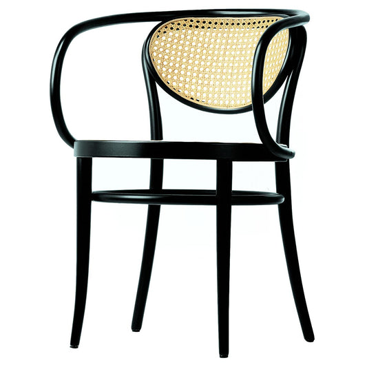 210R Bentwood Armchair | Black Stained Beech TP29