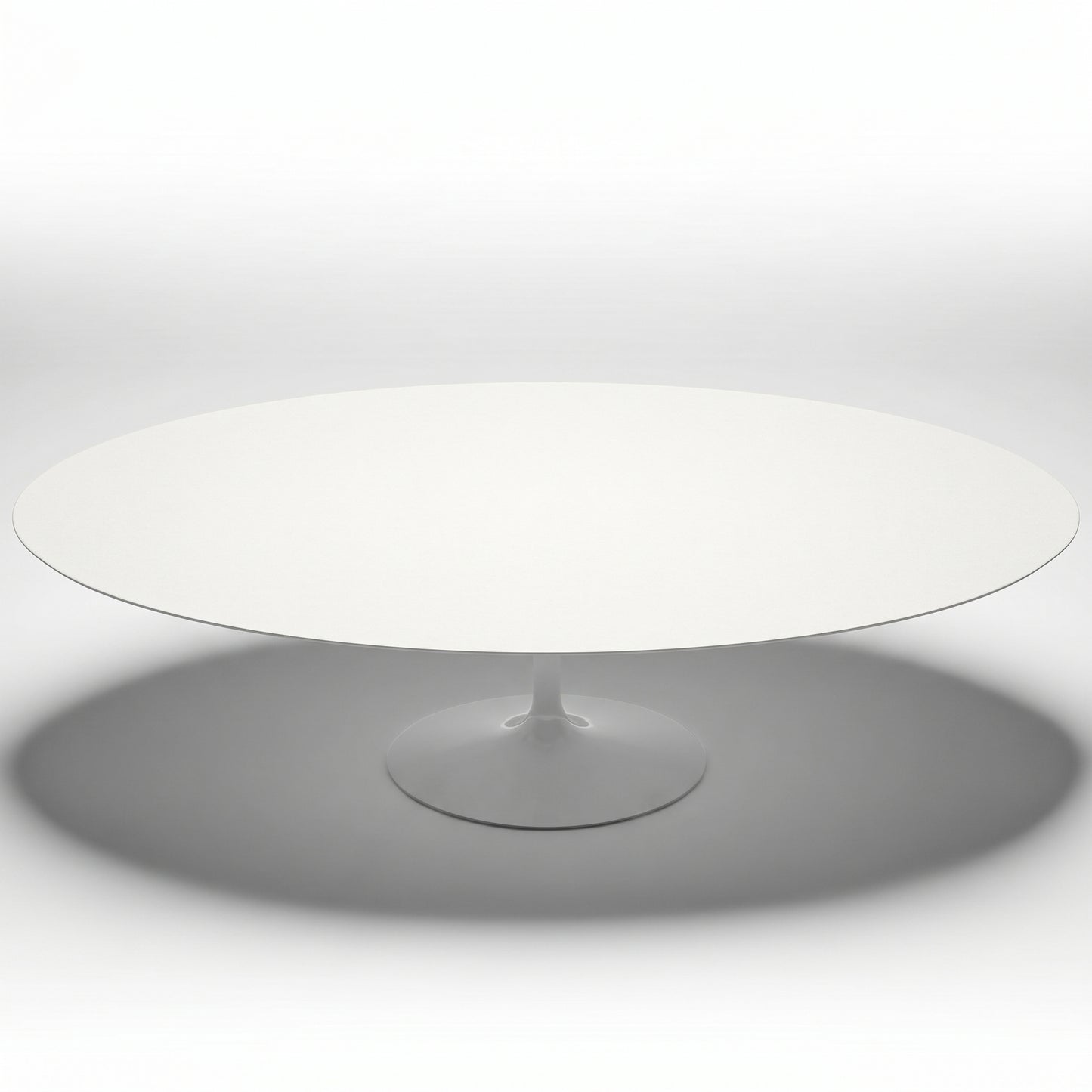 Saarinen Oval Dining Table | White Laminate Top - Generated