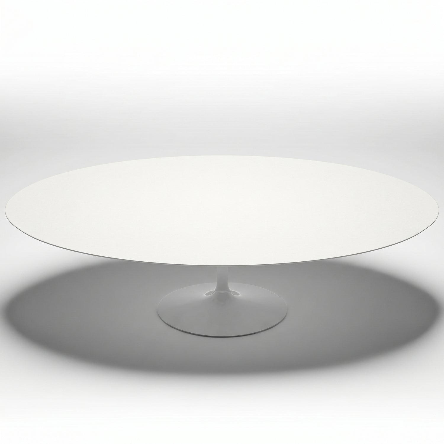 Saarinen Oval Dining Table | White Laminate Top - Generated