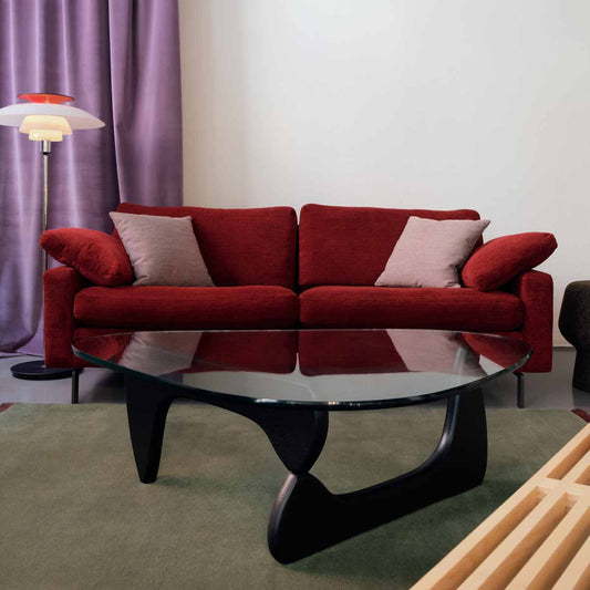 Conseta Sofa 204x85cm | Oriental Red 8166 Fabric Upholstery