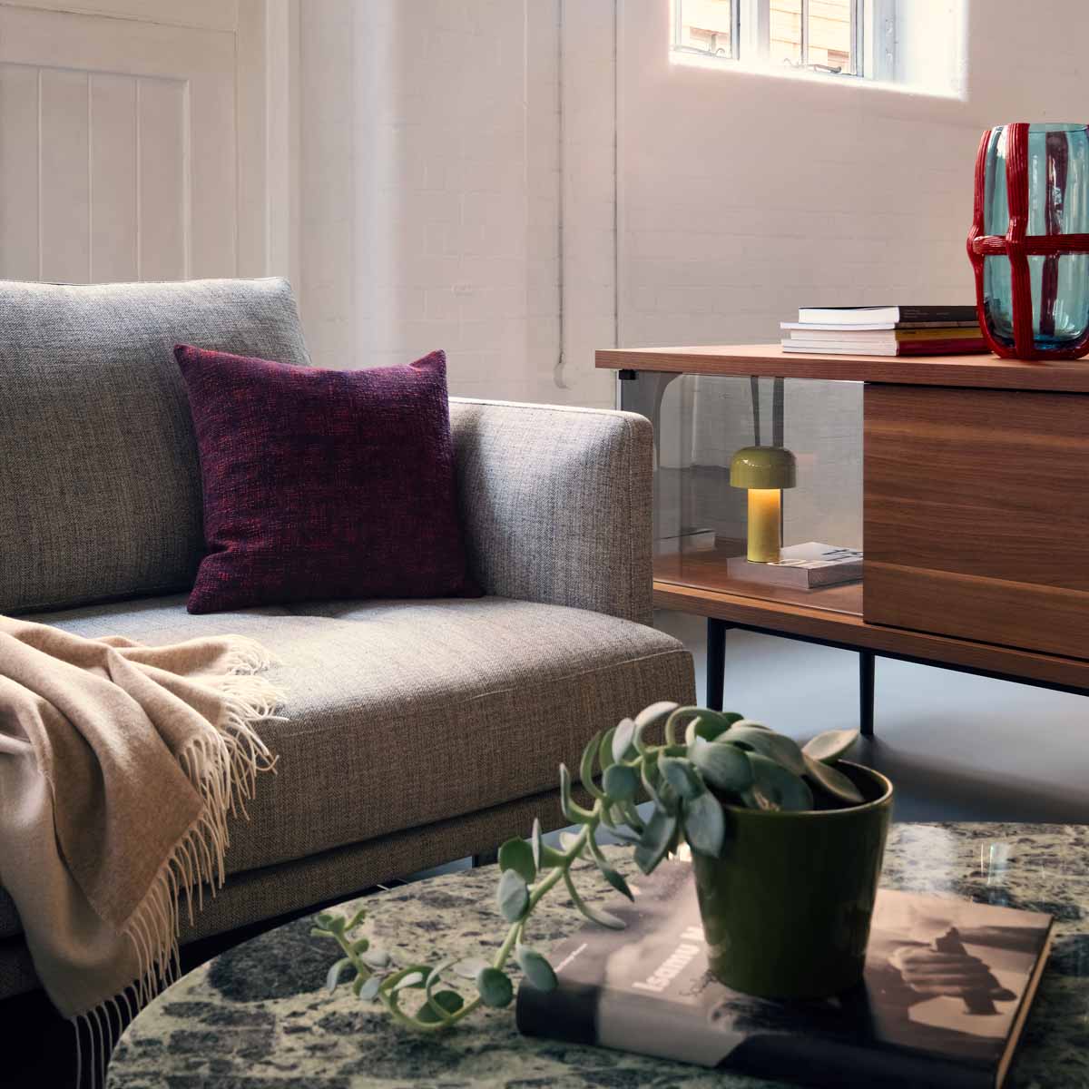 The Farns Sideboard Low | Nutwood and Glass