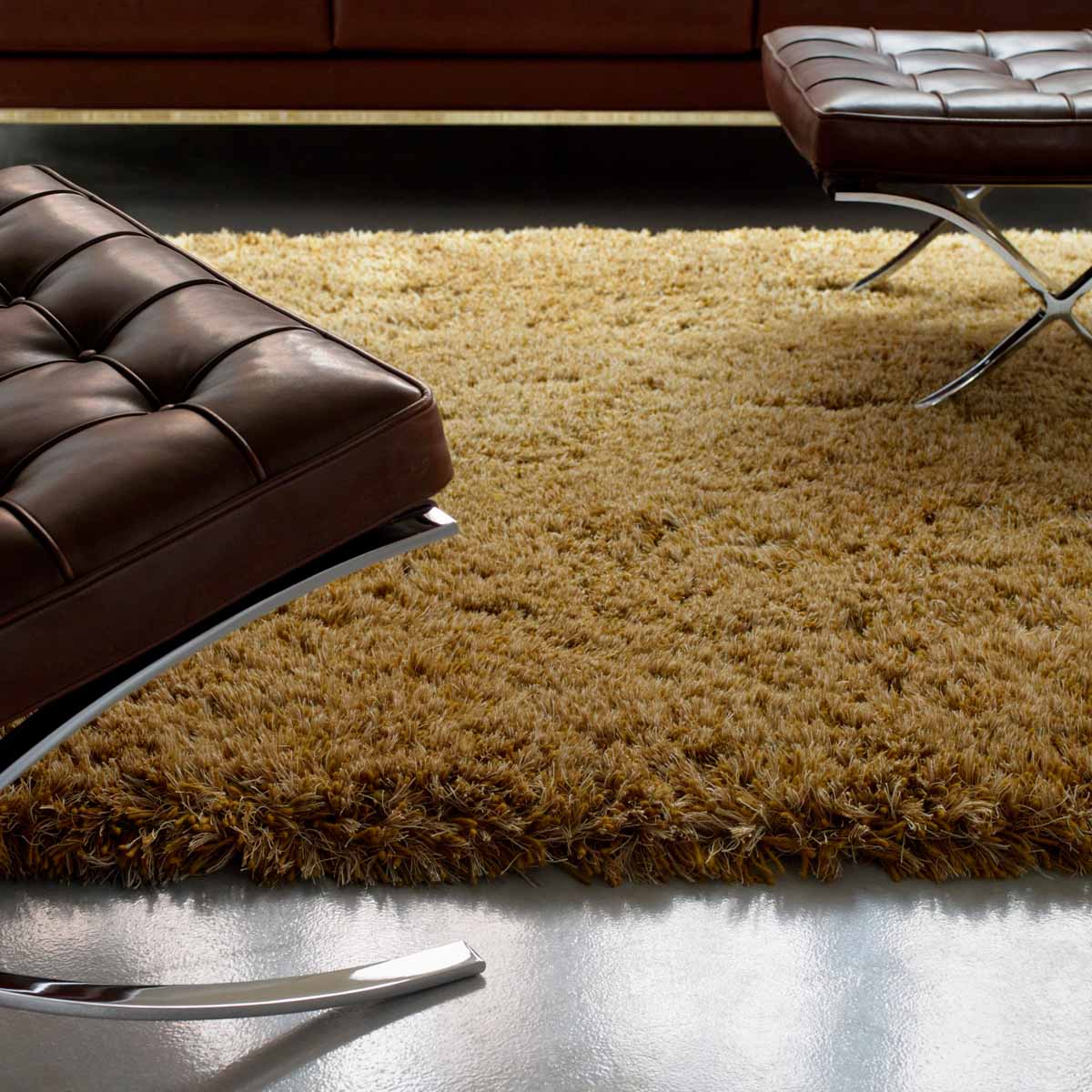 Bravoure 60 Tufted Rug 270cm | Olive Brown 100% Pure New Zealand Wool 0910
