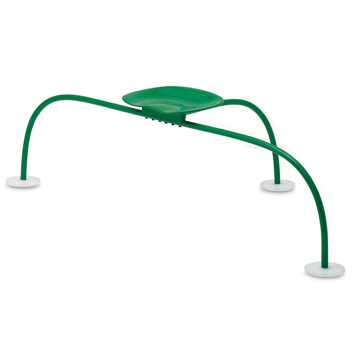 Allunaggio Stool | Green Enamelled Steel