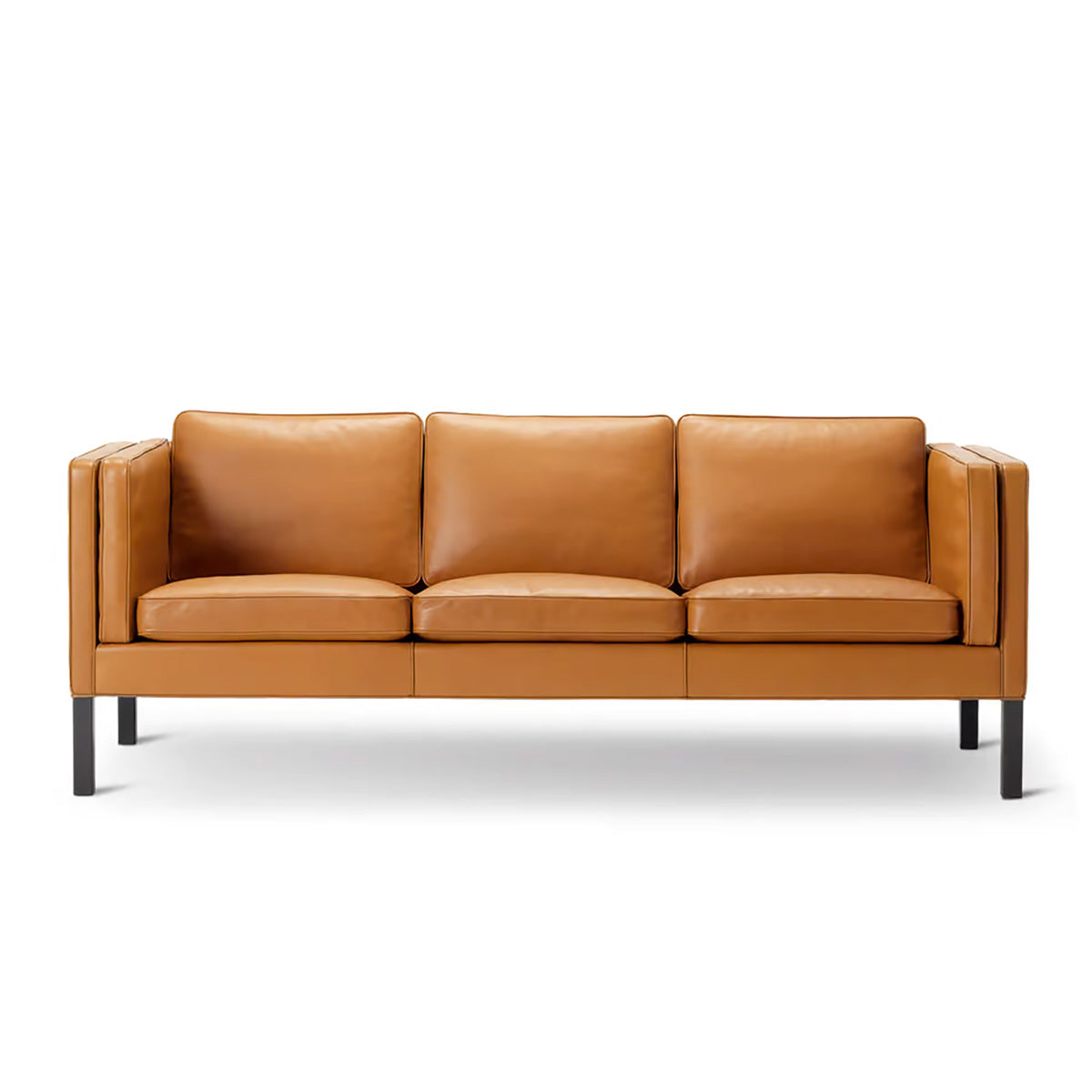 Mogensen 2333 3 Seat Sofa | Cognac Omni 307 Leather