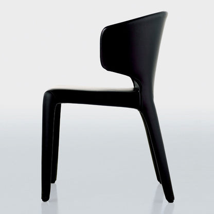 Hola Chair (with arms) | Black Leather 13X606