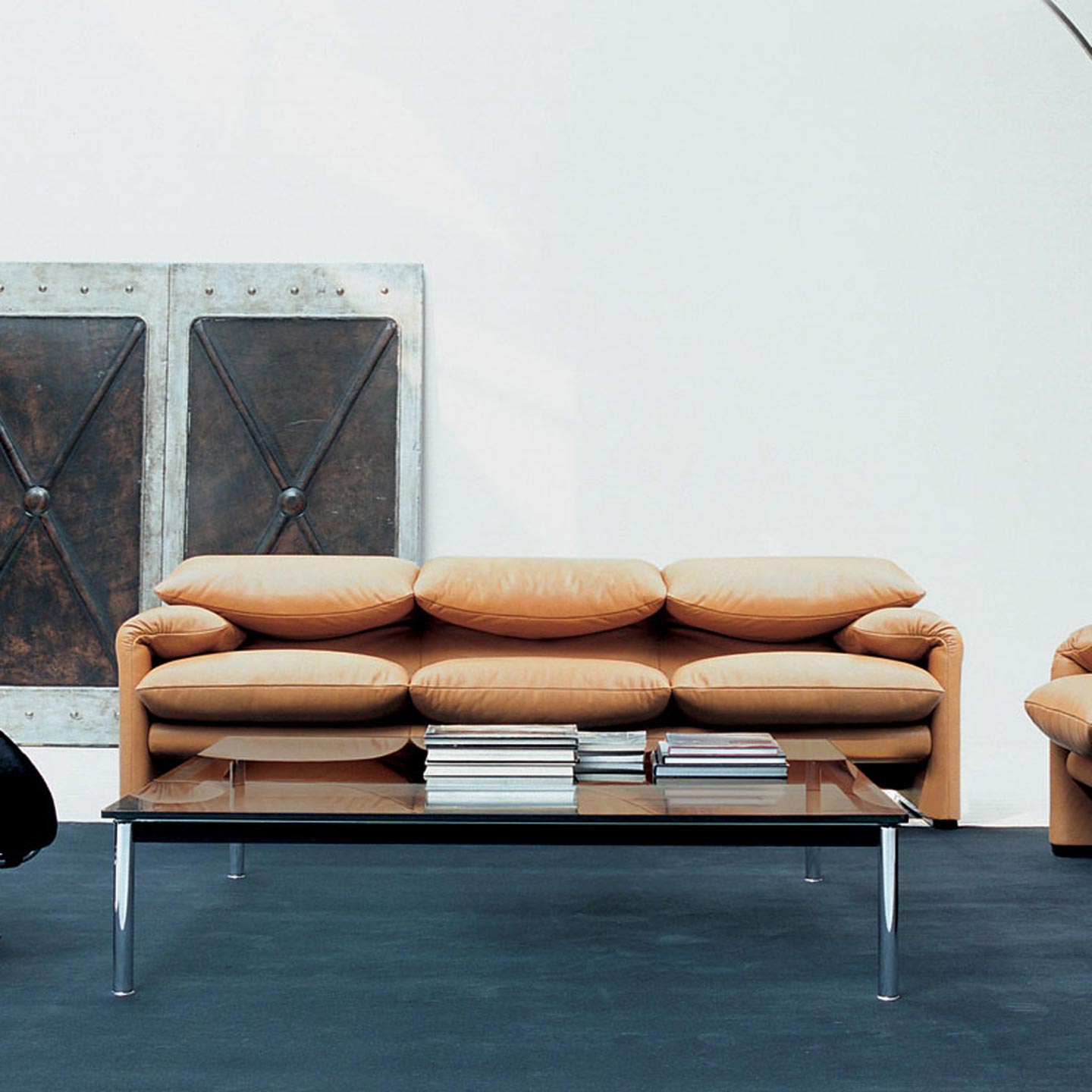Maralunga Sofa (2380mm) | Pelle Scozia 13X201 Tan Leather