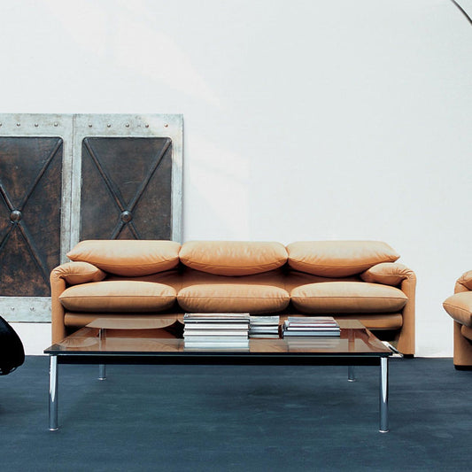 Maralunga Sofa (2380mm) | Pelle Scozia 13X201 Tan Leather
