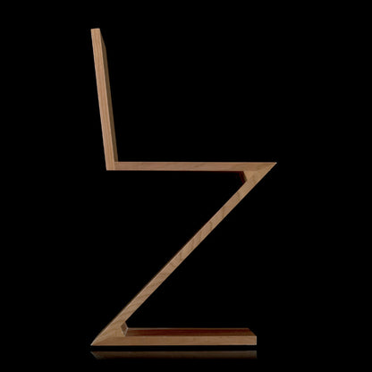 Zig Zag Chair | Natural Cherry Wood
