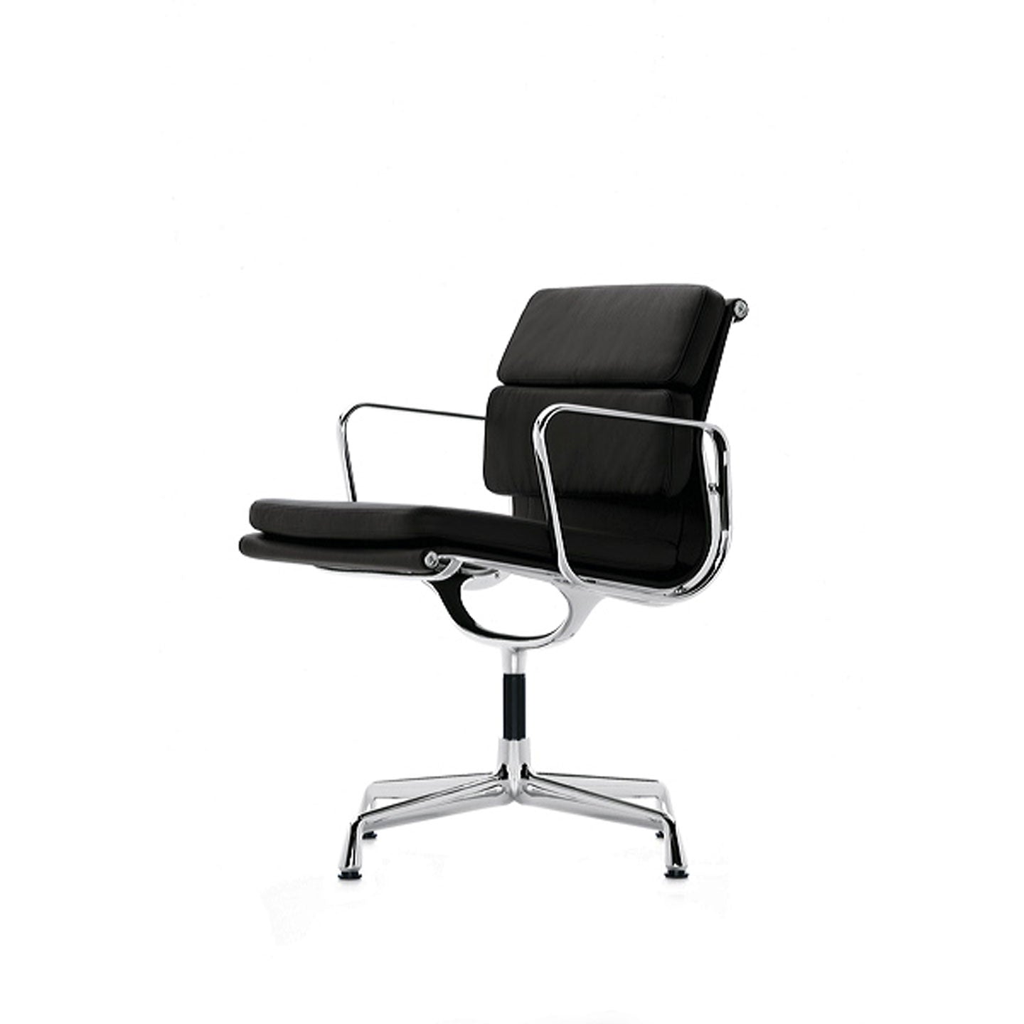Soft Pad EA 208 Swivel Chair | Leather Nero 66 and Plano Nero 66