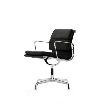 Soft Pad EA 208 Swivel Chair | Leather Nero 66 and Plano Nero 66