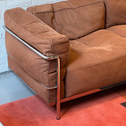 Ex Display 3 Grand Confort Grand Mod 2 Seat | Tabacco Nabuk Leather 13Z505