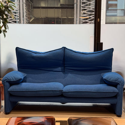 Ex Display Maralunga 40 2 Seat Sofa 1900mm | Lima 13J599 Blue