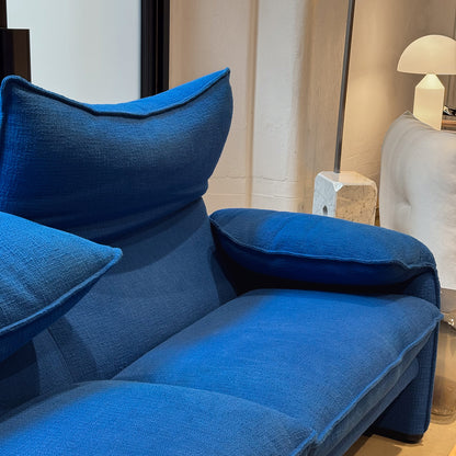 Ex Display Maralunga 40 2 Seat Sofa 1900mm | Lima 13J599 Blue