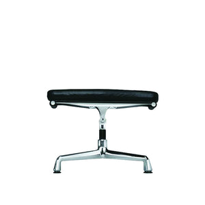 Soft Pad EA 223 Stool | Leather Nero 66 and Plano Nero 66
