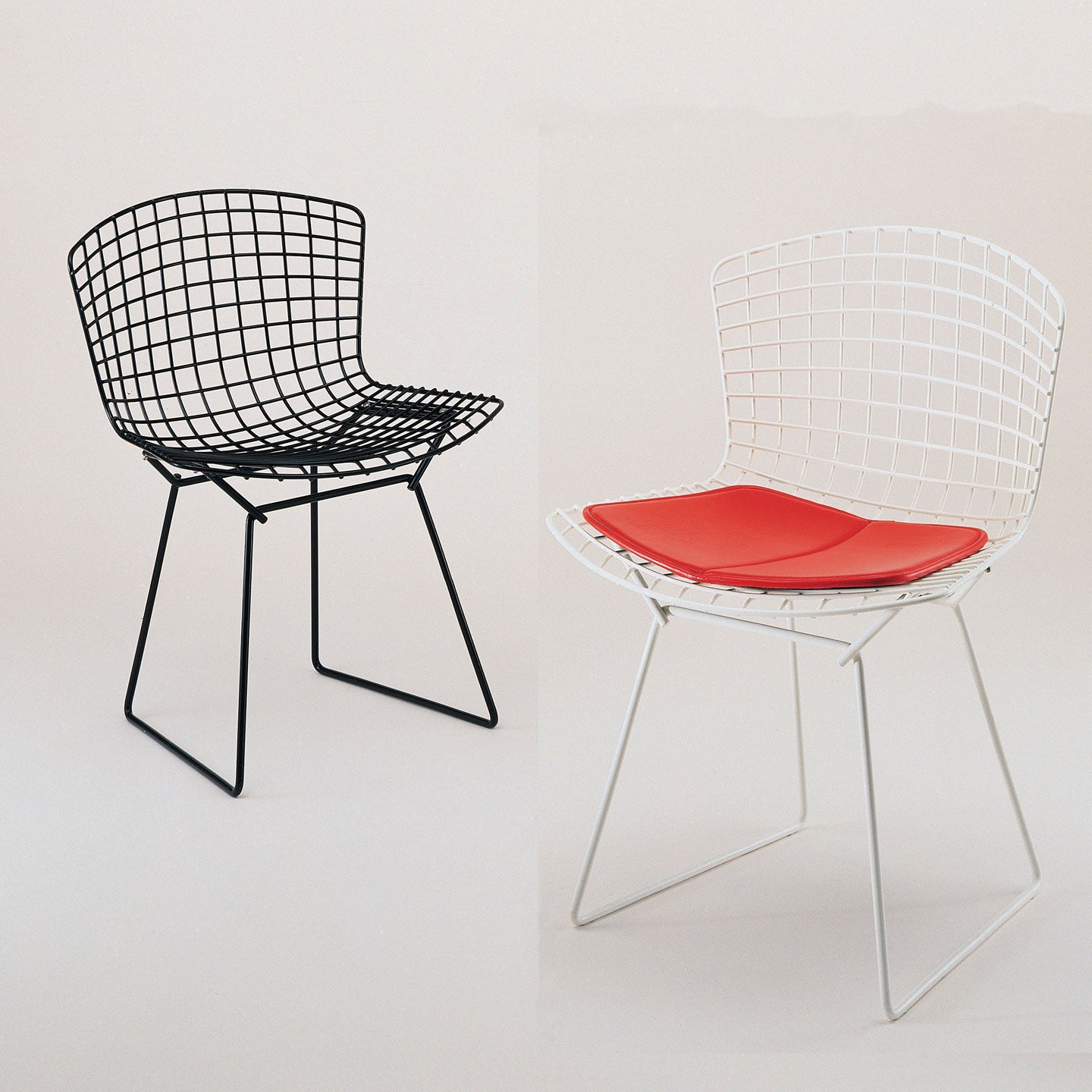 Bertoia Side Chair | Black Rilsan Coated Frame