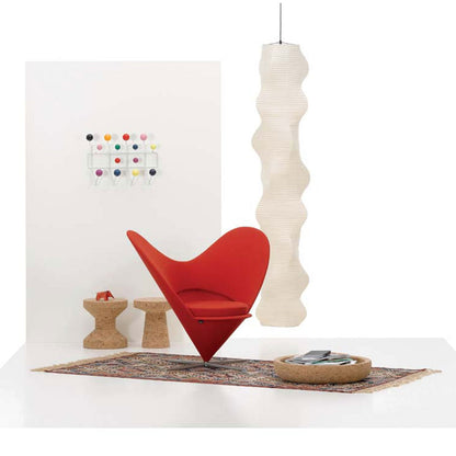 Heart Cone Chair | Red Tonus Wool Fabric