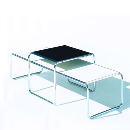 Laccio Low Table Long | Black Laminate Top