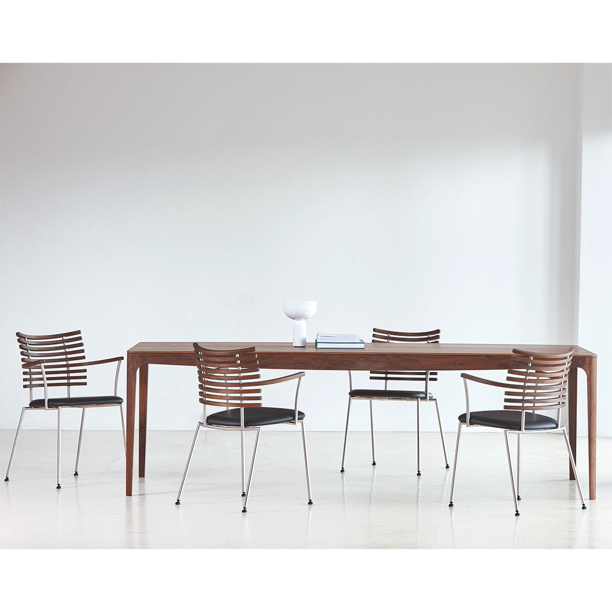Ro Extending Dining Table 240cm | Walnut Tabletop and Legs