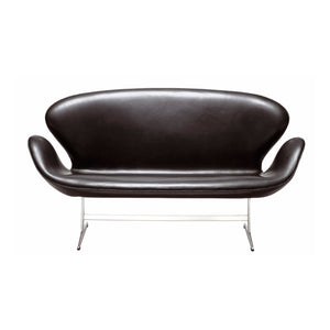 Swan Sofa | Leather Basic Black