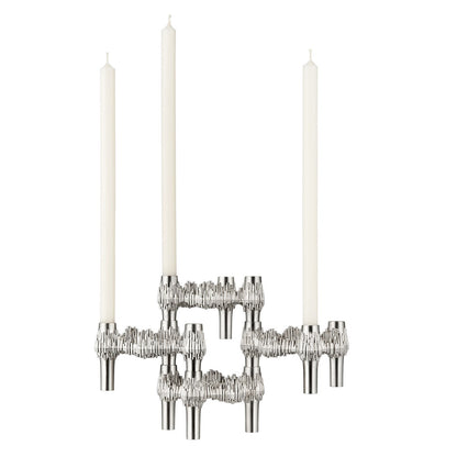 Stoff Nagel Quist Candle Holder | Brushed Chrome
