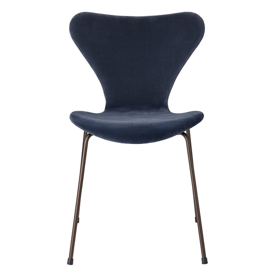 Series 7 Chair | Grey Blue Velvet