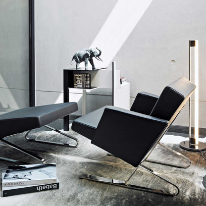 Eileen Gray De Stijl Table | Black and White Lacquer