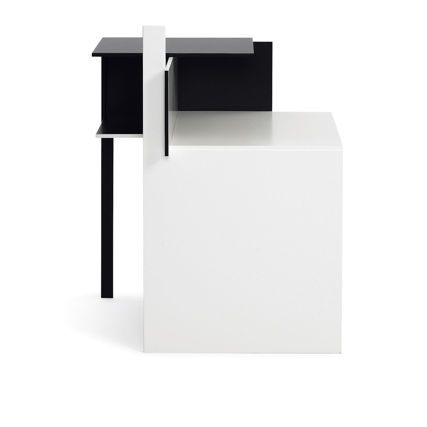 Eileen Gray De Stijl Table | Black and White Lacquer