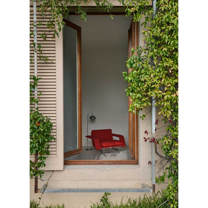 Meantime AV29 Lounge Chair | Red 571 Fiord Fabric Upholstery
